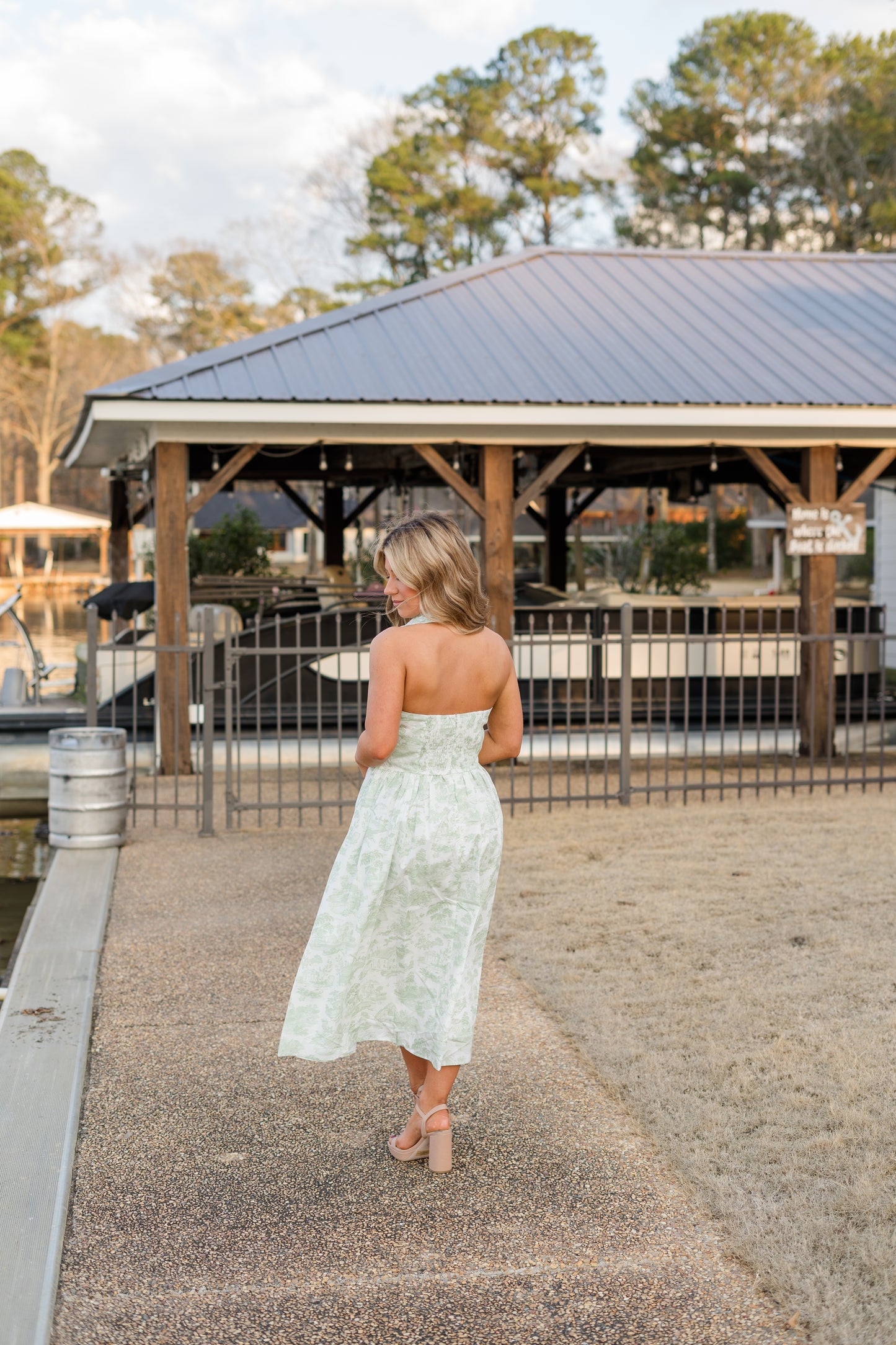 Willow Halter Midi Dress