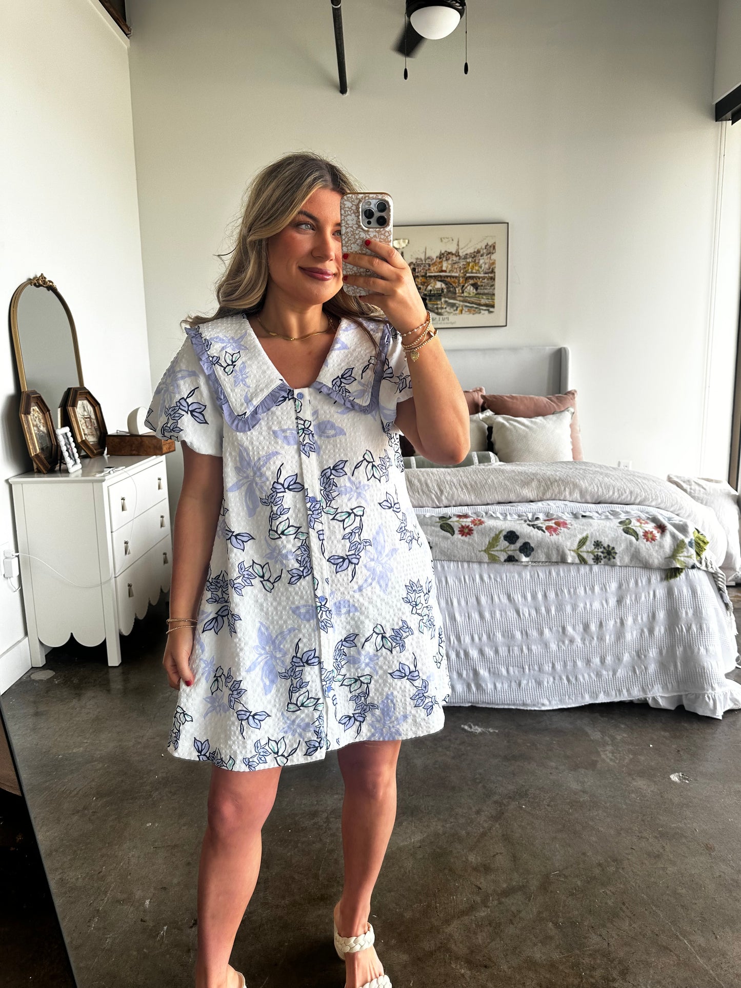 June Bloom Mini Dress