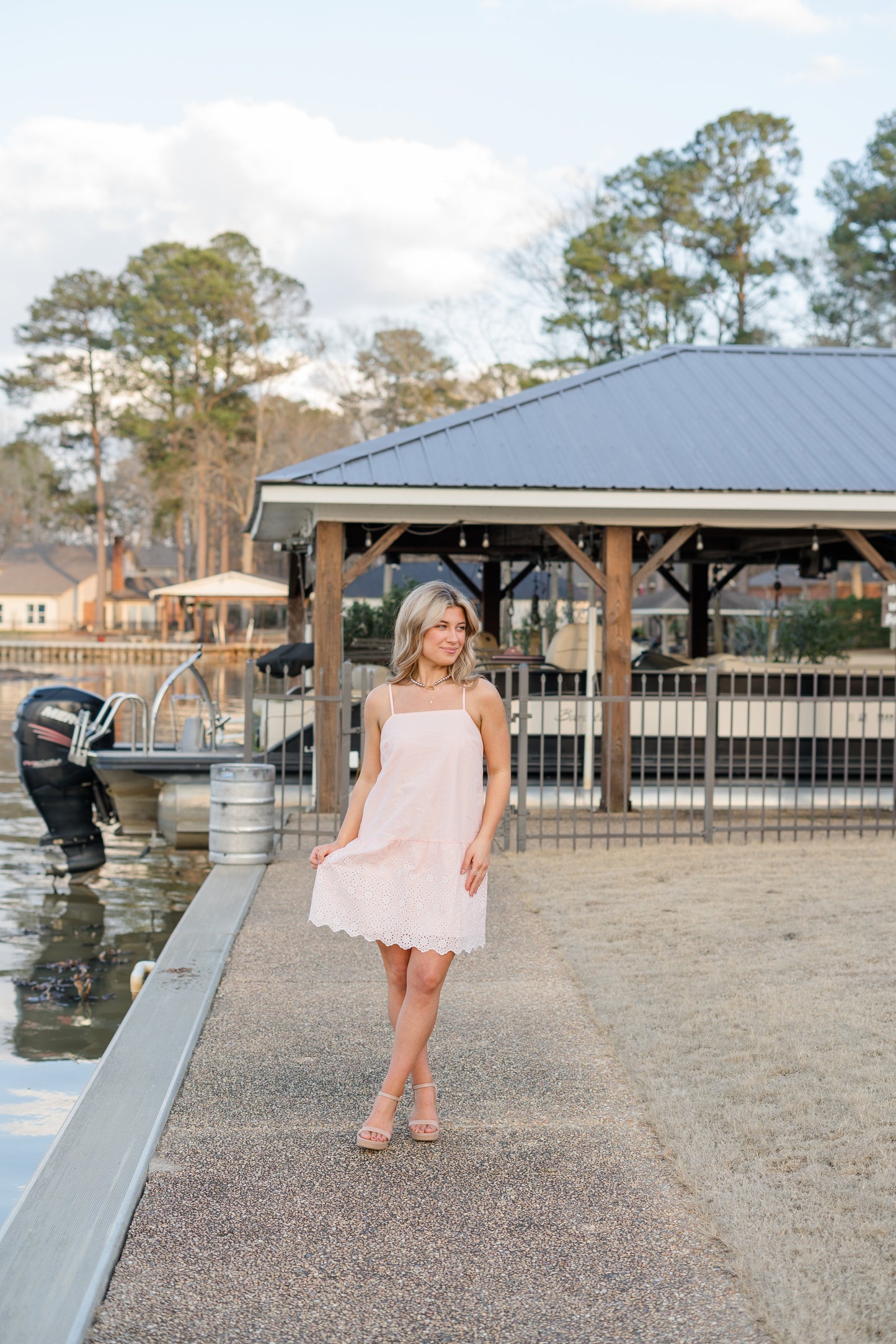 Arbor Eyelet Mini Dress