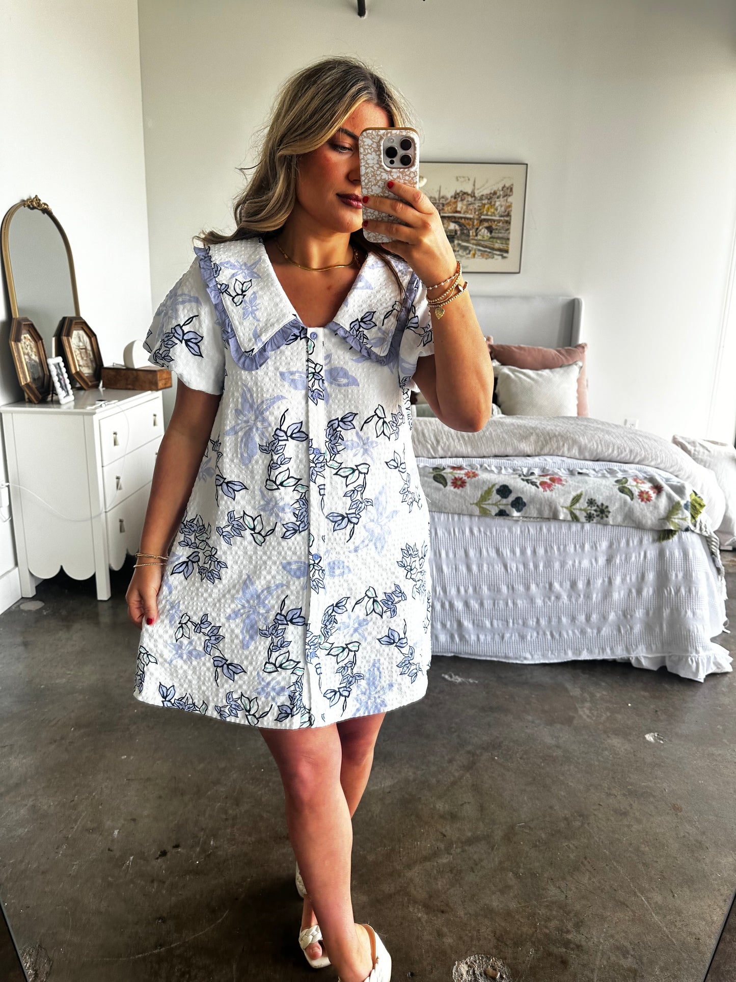 June Bloom Mini Dress