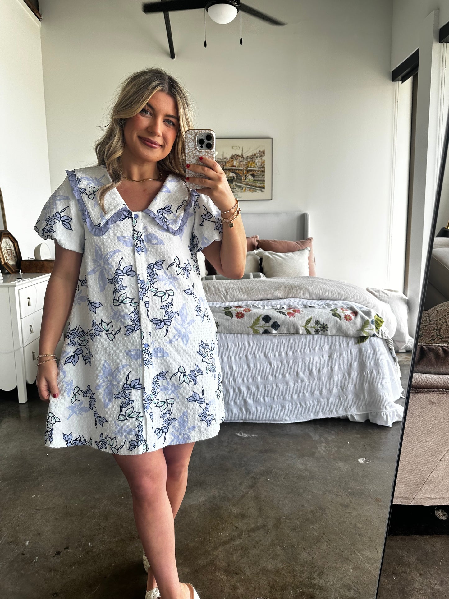 June Bloom Mini Dress