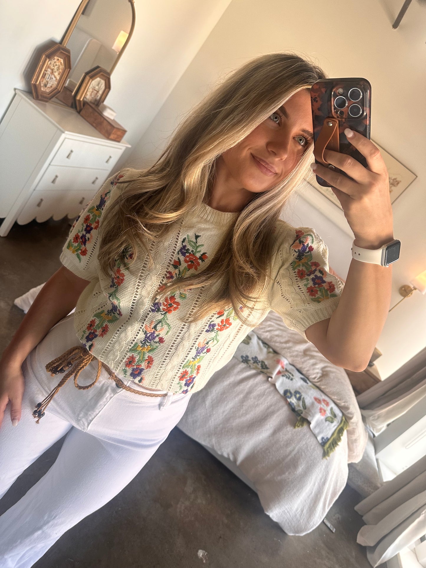 Piper Floral Embroidered Sweater