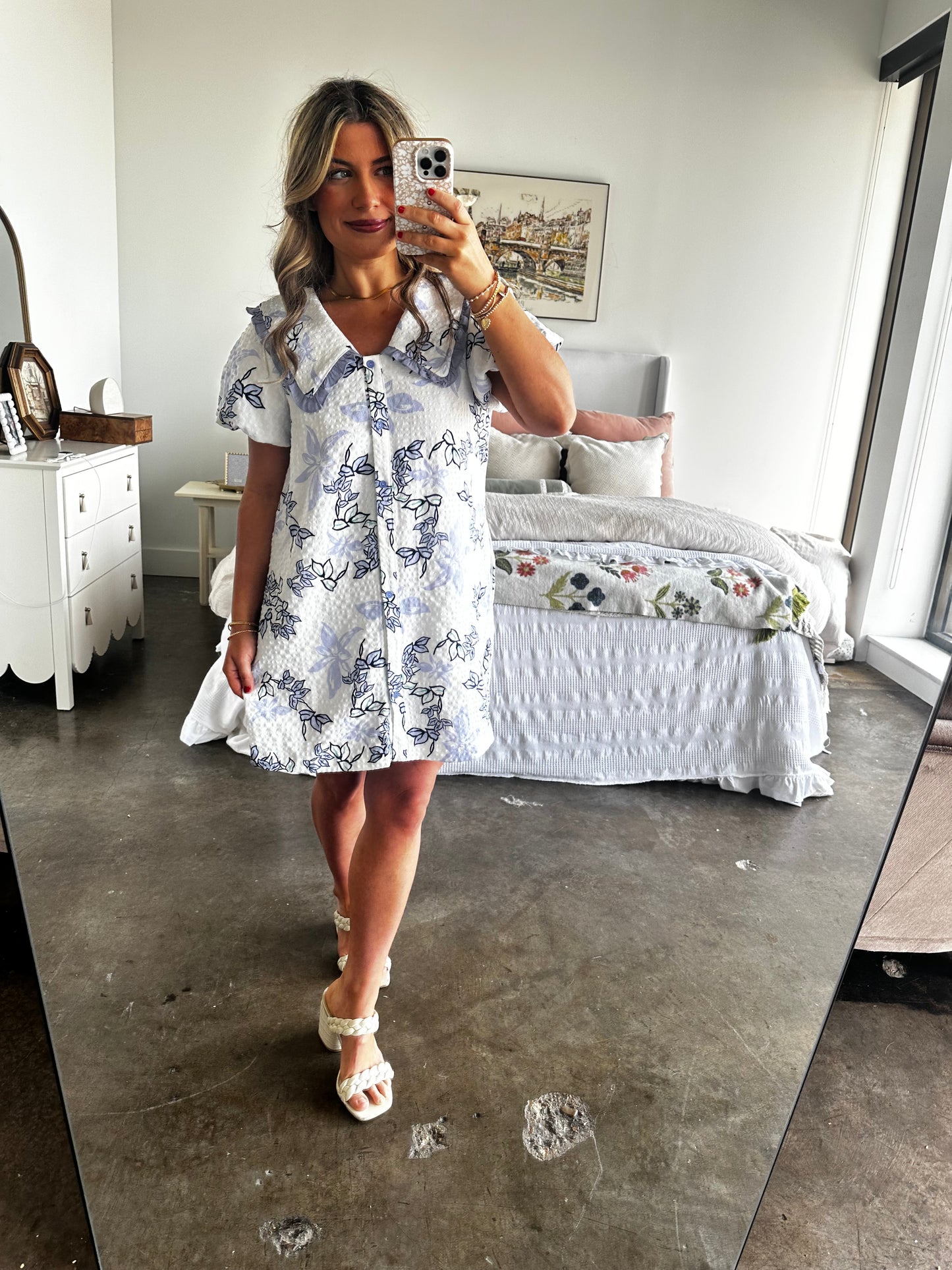 June Bloom Mini Dress