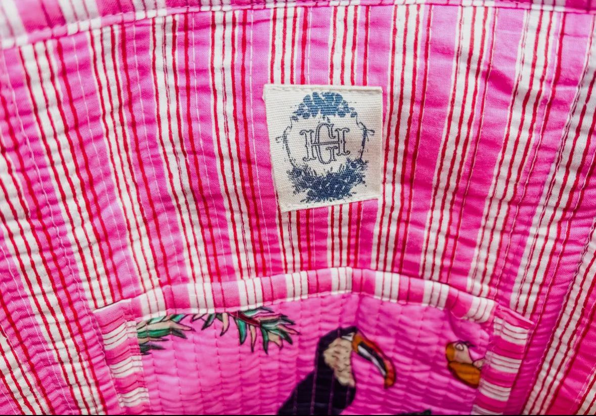 Savannah Rain Pink Tote - Modern Muse Collective