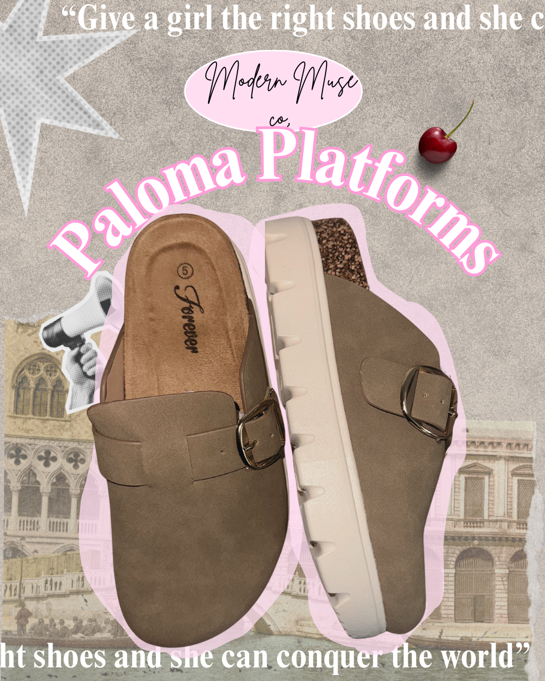 Paloma Platform Clogs