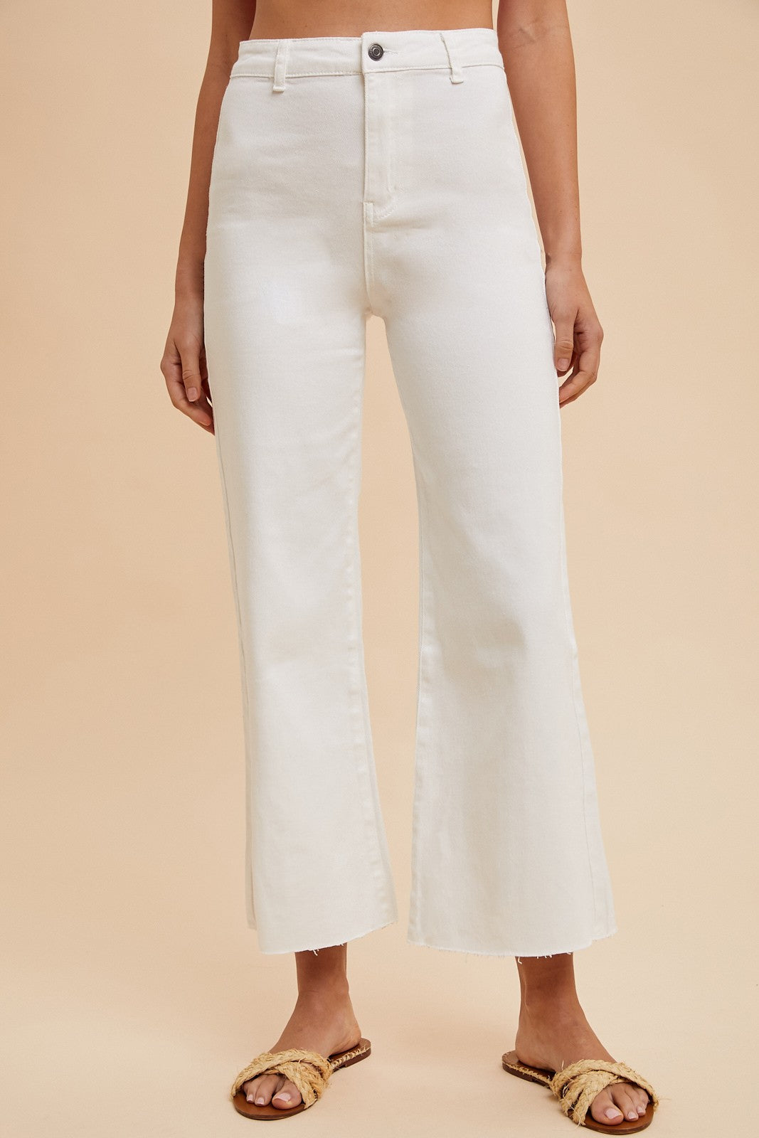 Cotton Breeze White Denim Jeans