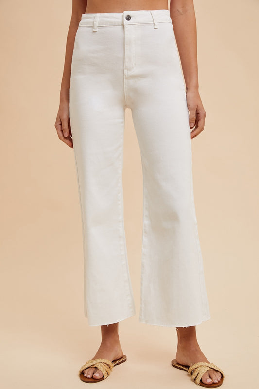 Cotton Breeze White Denim Jeans