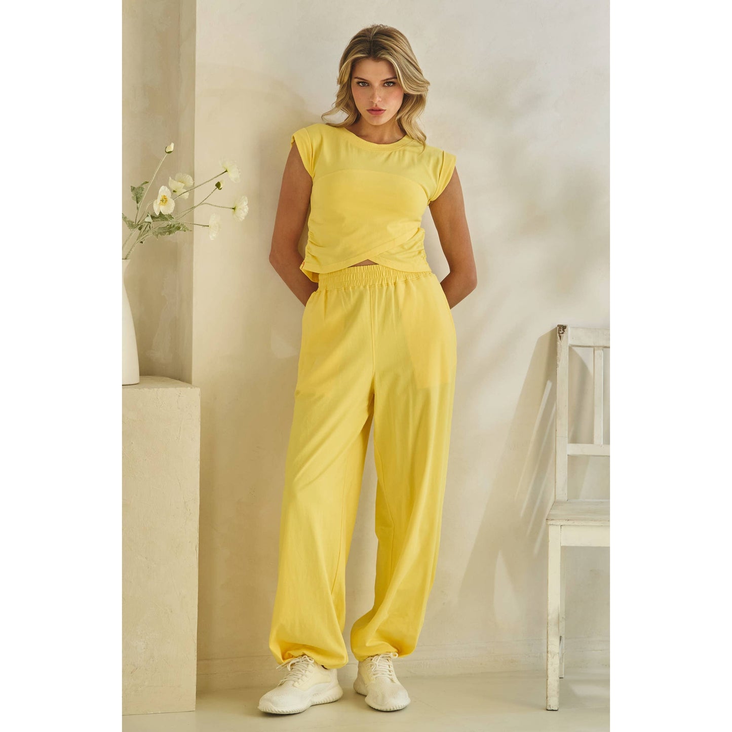 Sky Drift Lounge Set: Capri Blue / L