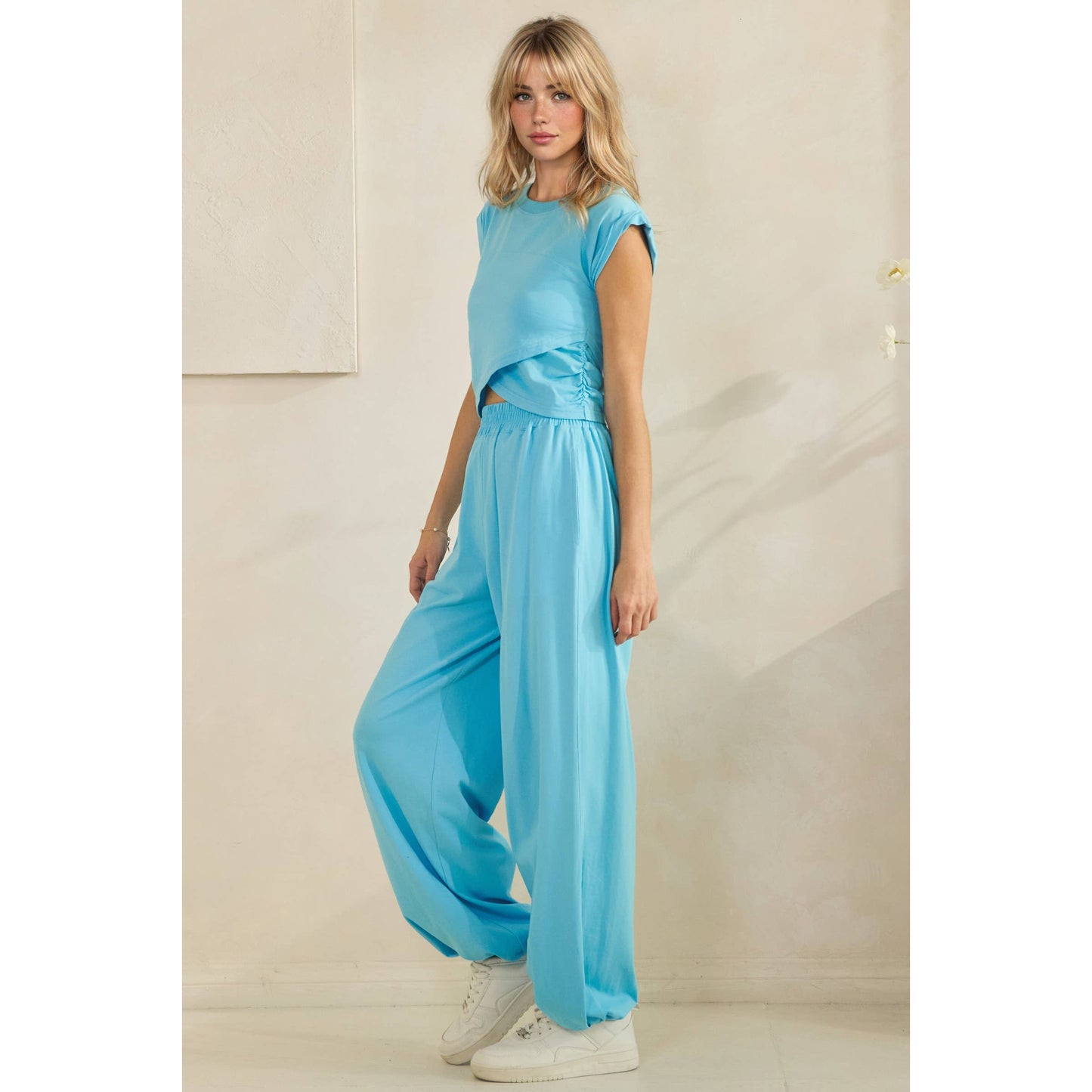 Sky Drift Lounge Set: Capri Blue / S