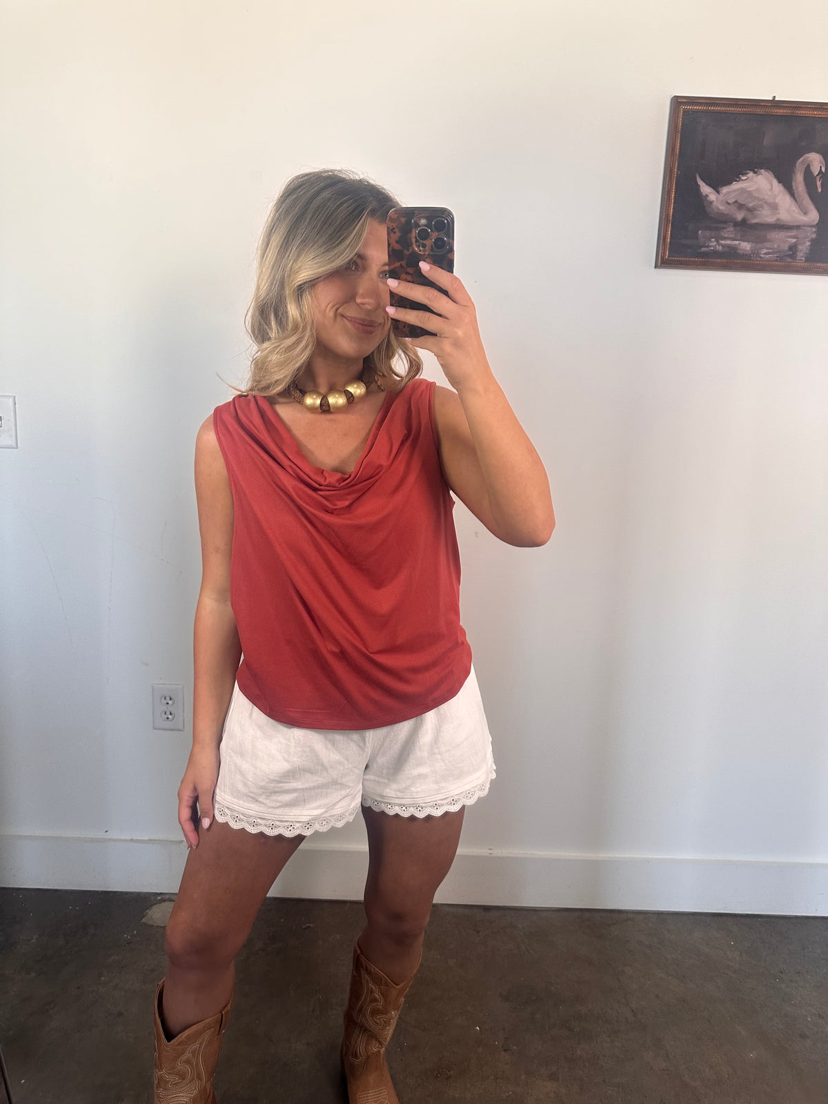 Capri Draped Top