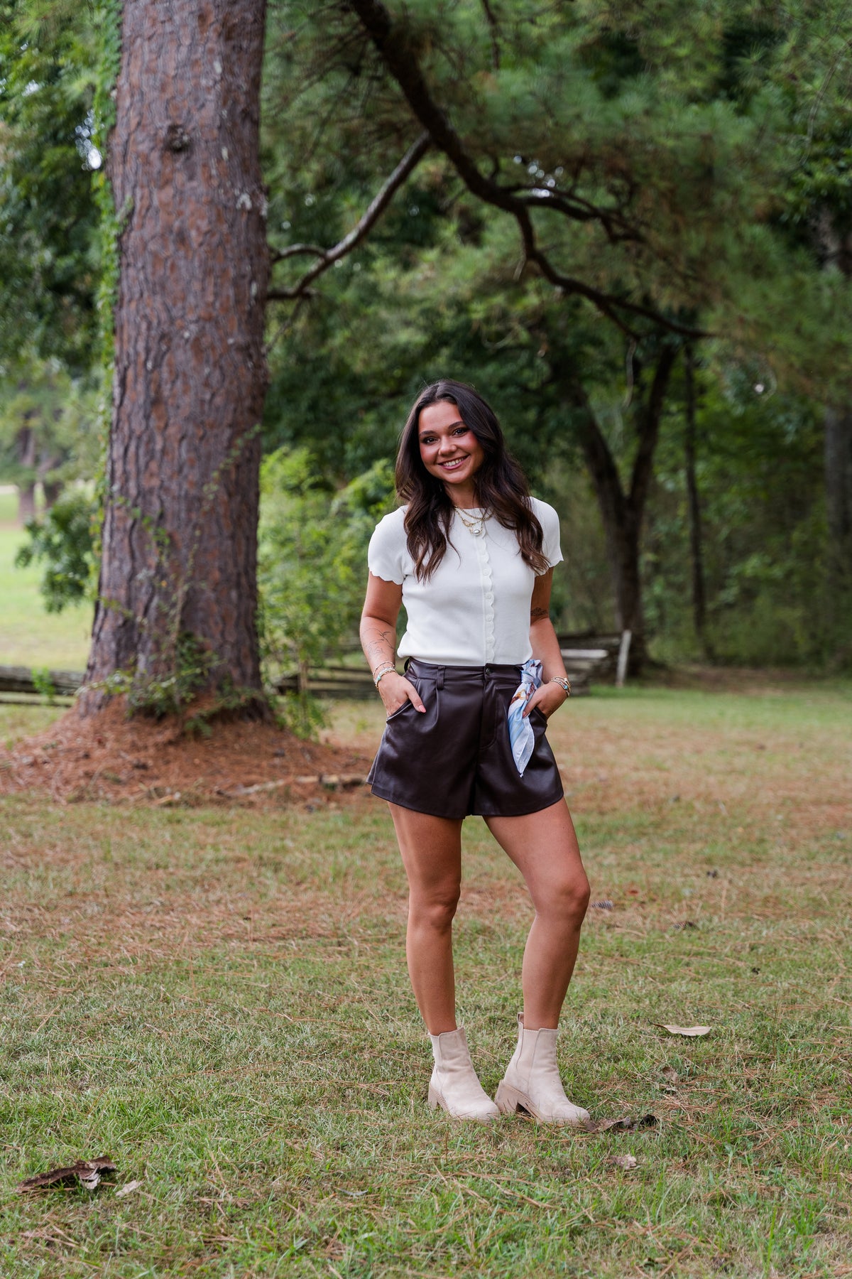 City Lights Shorts - Brown