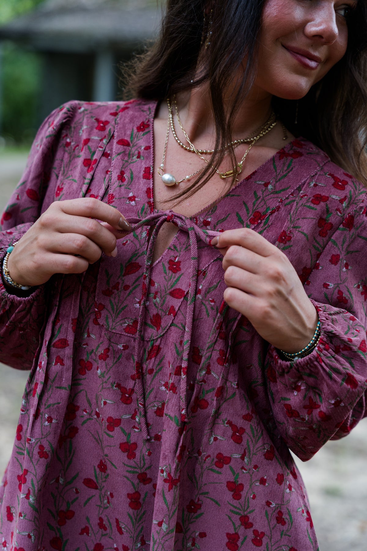 Porter Corduroy Mini Dress