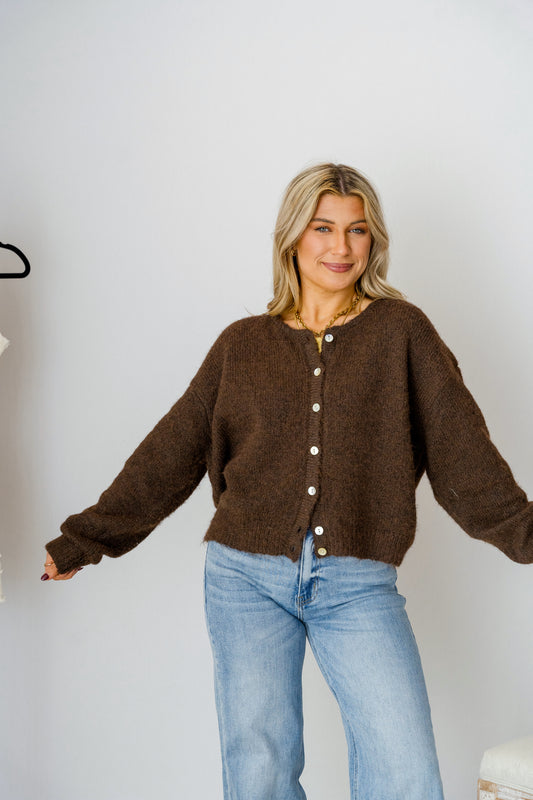 Hazel Knit Button Cardigan