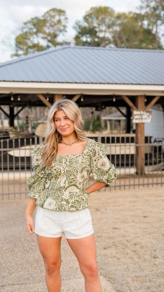 Nantucket Pleat white Denim Shorts