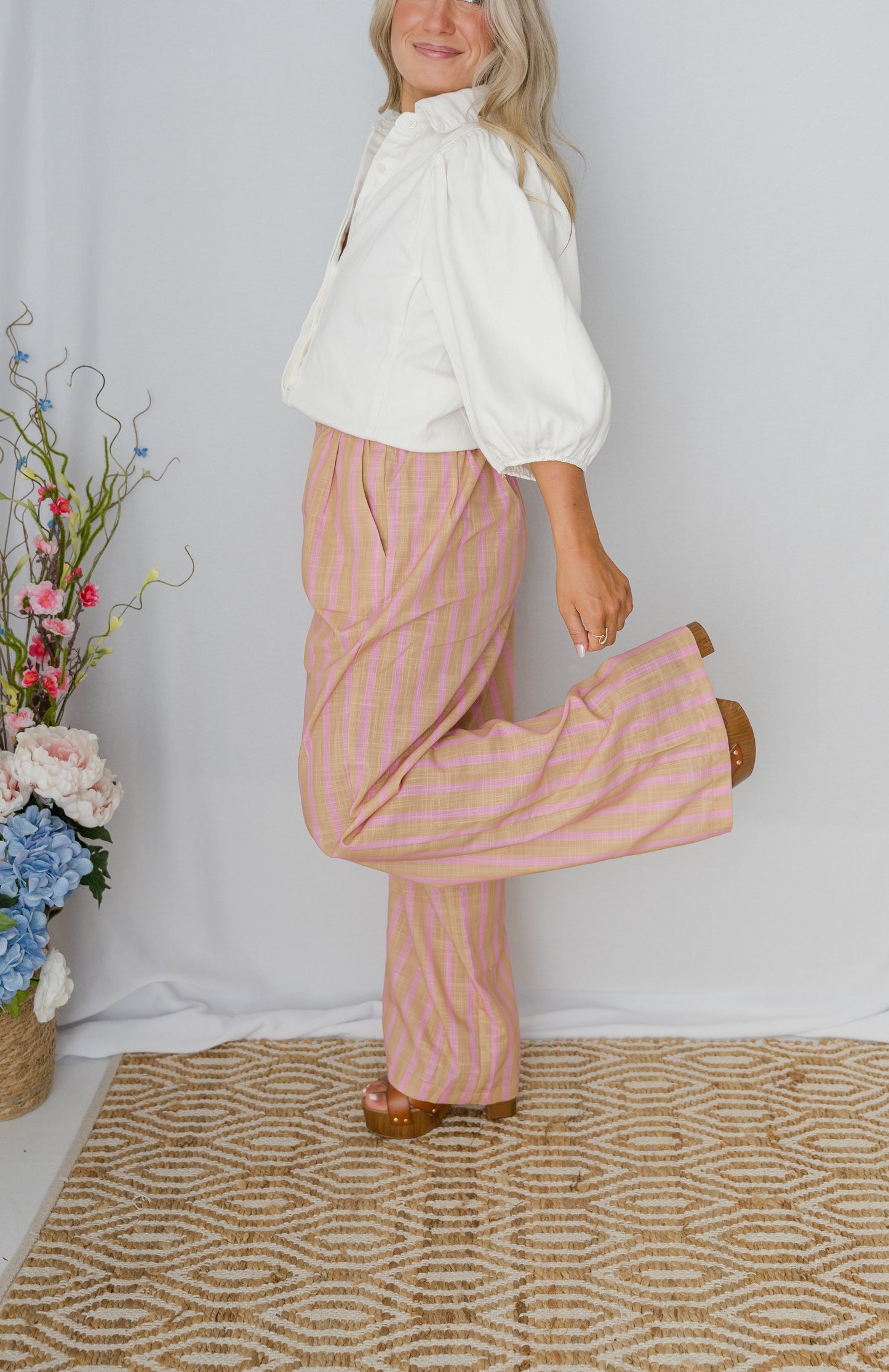 The Effortless Stripe Pant