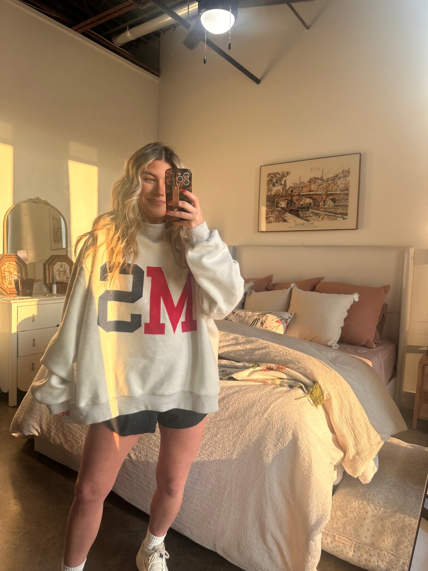 'Pre-Order:MISSISSIPPI & MS' Reversible Sweatshirt: Ole Miss