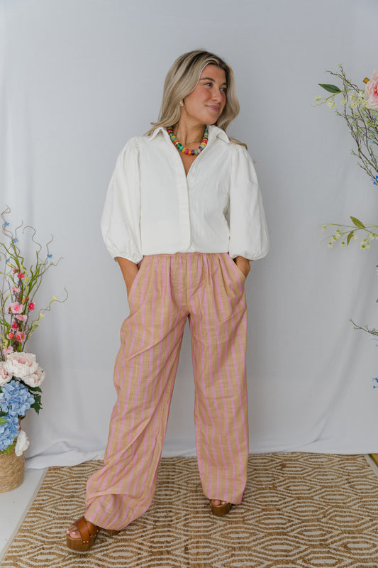 The Effortless Stripe Pant