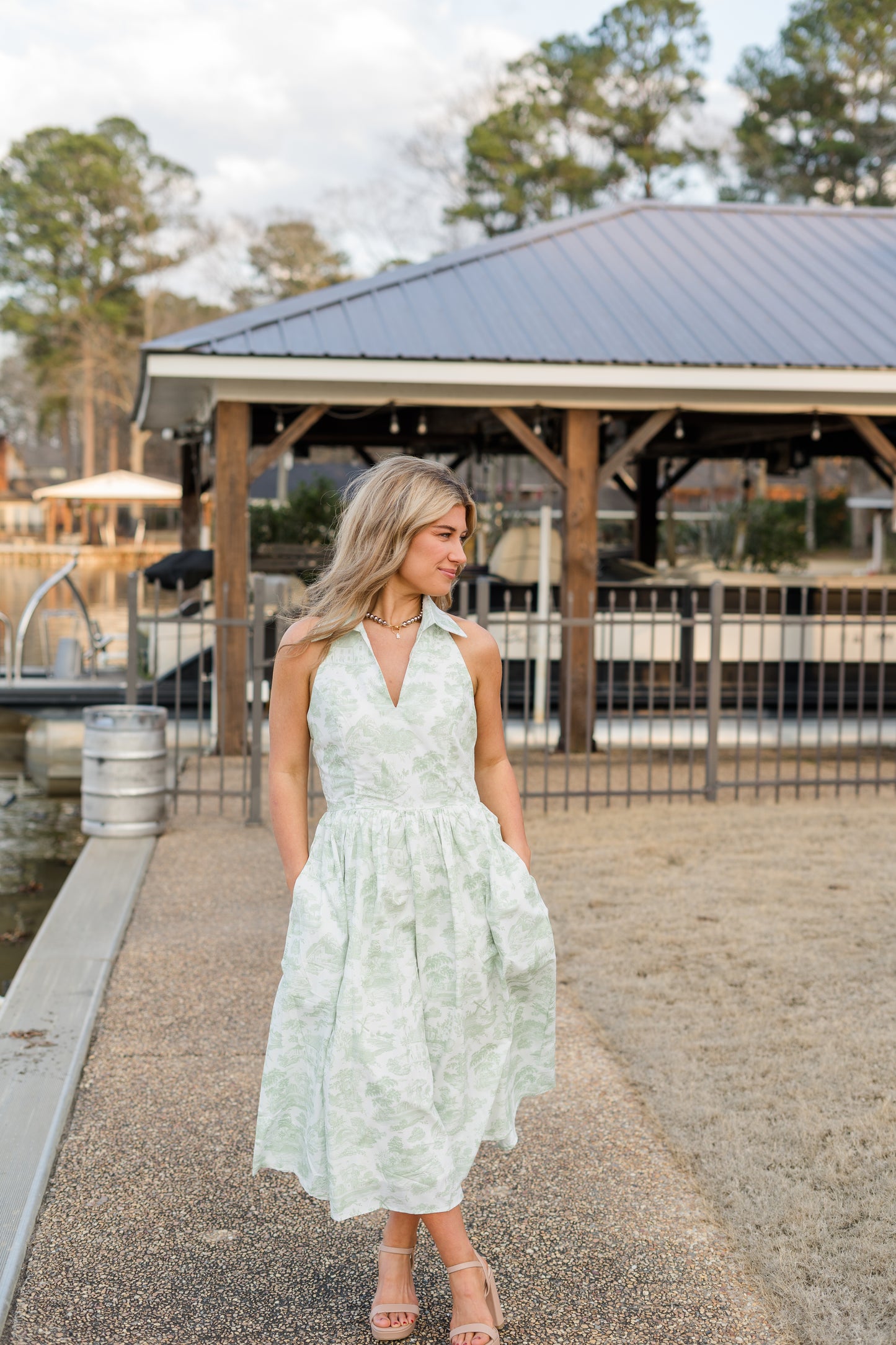 Willow Halter Midi Dress