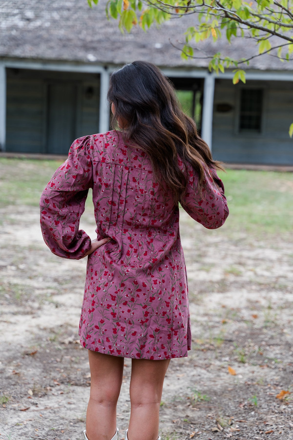 Porter Corduroy Mini Dress