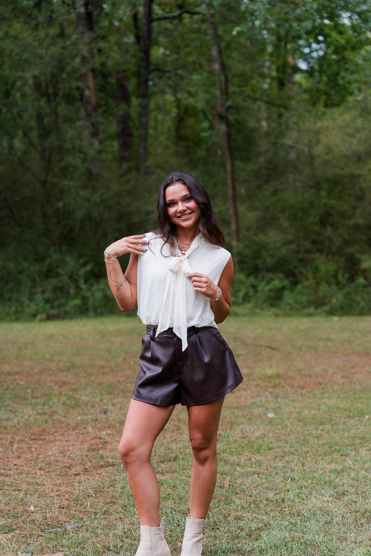 Good Impression Reversible Draped Top