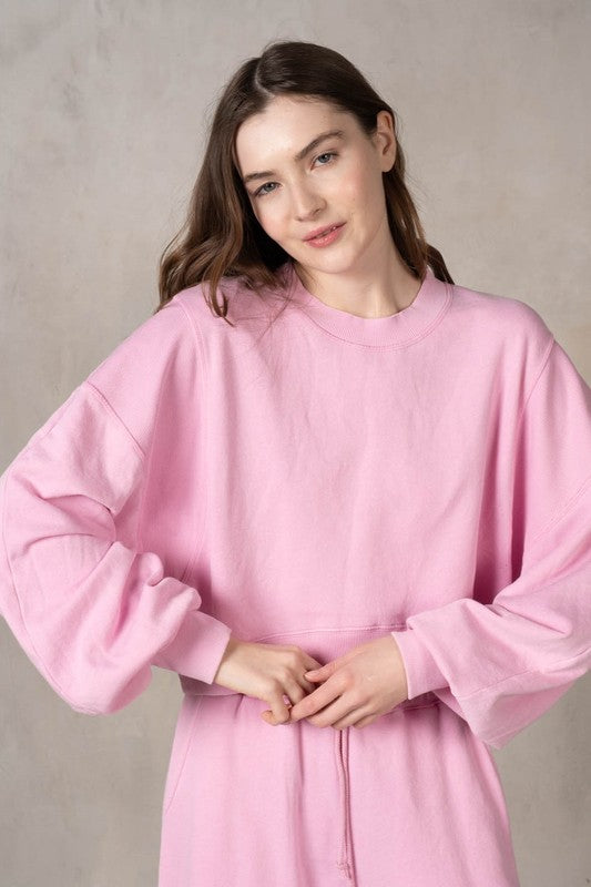 PRE-ORDER: Sunday Stroll Pullover- Blush