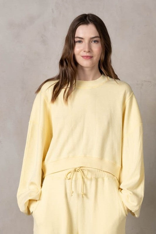 PRE-ORDER: Sunday Stroll Pullover- Lemonade