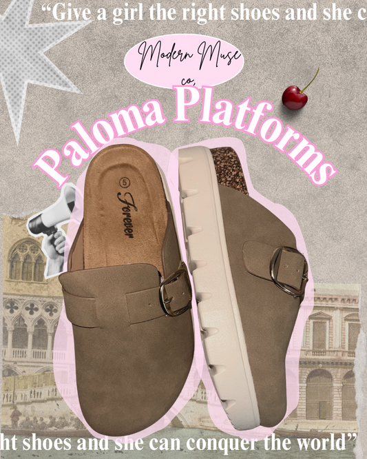 Paloma Platform Clogs